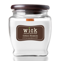 Colonial Candle Bougie parfumée 'Wick' - Cotton Blossom 425 g