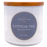 Colonial Candle Bougie parfumée 'Everyday Luxe' - Cotton Tee 368 g