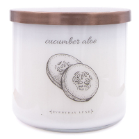 Colonial Candle Bougie parfumée 'Everyday Luxe' - Cucumber Aloe 411 g