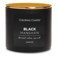 Colonial Candle Bougie parfumée 'Pop Of Colour' - Black Mandarin 411 g