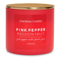 Colonial Candle Bougie parfumée 'Pop Of Colour' - Pink Pepper Passionfruit 411 g