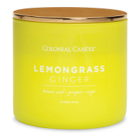 Colonial Candle 'Pop Of Colour' Duftende Kerze - Lemongrass Ginger 411 g