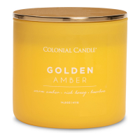 Colonial Candle Bougie parfumée 'Pop Of Colour' - Golden Amber 411 g