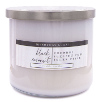 Colonial Candle Bougie parfumée 'Everyday Luxe' - Black Coconut 411 g