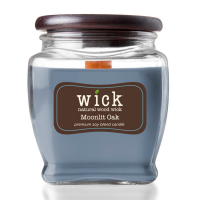 Colonial Candle 'Wick' Duftende Kerze - Moonlit Oak 425 g