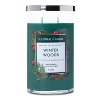 Colonial Candle Bougie parfumée 'Classic Cylinder' - Winter Woods 538 g