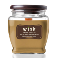 Colonial Candle Bougie parfumée 'Wick' - Sugared Coffee Cake 425 g