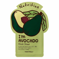 Tony Moly 'I'M Real Avocado' Gesichtsmaske aus Gewebe - 21 g