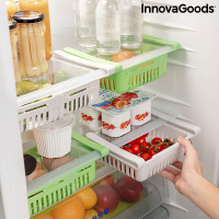 Innovagoods Einstellbarer Kühlschrank-Organizer Friwer (2er Pack)