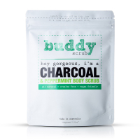 Buddy Scrub Body Scrub - Charcoal, Peppermint 200 g