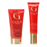 Gold Serum Set de maquillage 'BB Cream + Flawless Eye' - Light 2 Pièces