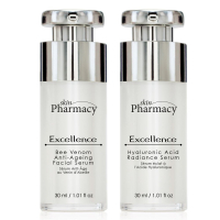 Skin Pharmacy Ensemble de soins pour la peau 'Excellence Bee Venom Anti-Ageing + Excellence Hyaluronic Acid' - 2 Unités