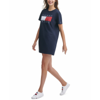 Tommy Jeans 'Flag Logo' T-Shirt-Kleid für Damen