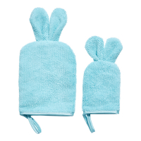 GLOV Kids Set | 2 Gentle Water-Only Skin Cleansing Mitts For Babies And Children