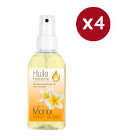 Préphar 'Monoi' Hair & Body Oil - 100 ml, 4 Pack