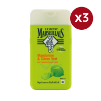 Le petit Marseillais Gel Douche 'Mandarine & Citron Vert' - 250 ml, 3 Pack