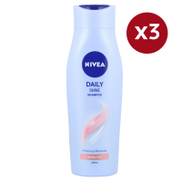 Nivea 'Daily Shine' Shampoo - 250 ml, 3 Pack