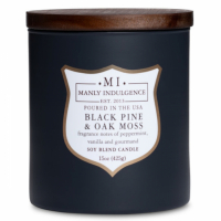 Colonial Candle Bougie parfumée 'Manly Indulgence' - Black Pine & Moss 425 g
