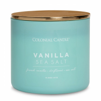 Colonial Candle Bougie parfumée 'Pop Of Colour' - Vanilla Sea Salt 411 g