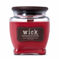 Colonial Candle 'Wick' Scented Candle - Cinnamon and Cypress 425 g