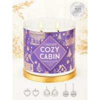 Charmed Aroma Set de bougies 'Cozy Cabin' pour Femmes - 500 g