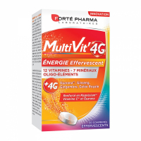 Forté Pharma Complément alimentaire 'Multivit' 4G Energie Effervescent' - 30 Comprimés