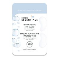 Herbal Essentials Masque tissus pour les yeux 'Rescue Revive' - 1 Sachets