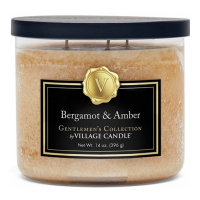 Village Candle 'Gentleman's Collection' Scented Candle - Bergamote & Amber 396 g