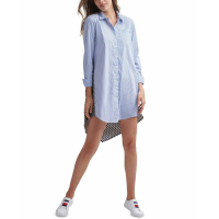 Tommy Hilfiger Women's 'Contrast-Back' Shirtdress