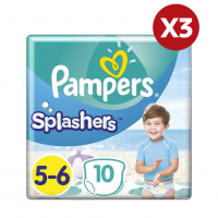 Pampers 'Splashers' Windeln für das Schwimmen für Baby - Größe 5-6 10 Stücke