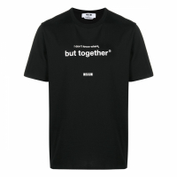 MSGM 'Slogan' T-Shirt für Herren
