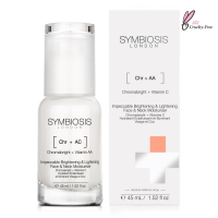 Symbiosis Hydratant pour le visage et le cou '(Chromabright + Vitamin C) Impeccable Brightening & Lightening' - 45 ml