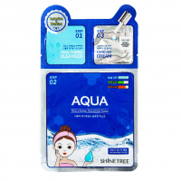 Shinetree Masque visage 'Aqua Hyaluronic Solution 3 Steps' - 28 ml