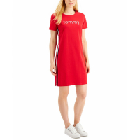 Tommy Hilfiger Women's 'Embroidered Logo' T-shirt Dress