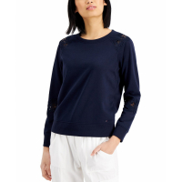 Tommy Hilfiger Women's 'Lace-Inset' Top