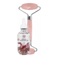 Daily Concepts 'Quartz Roller + Rose Oil' Hautpflege-Set