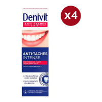 Denivit 'Anti-Taches Intense' Zahnpasta - 50 ml, 4 Pack