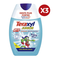 Teraxyl 'Junior 2 in 1' Toothpaste - 75 ml, 3 Pack