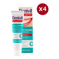 Denivit Dentifrice 'Anti-Taches Fumeur' - 50 ml, 4 Pack