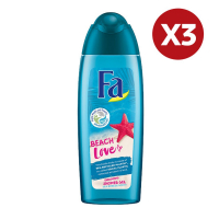 Fa 'Beach Love' Shower Gel - 250 ml, 3 Pack
