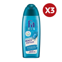 Fa 'Beach Edition' Shower Gel - 250 ml, 3 Pack