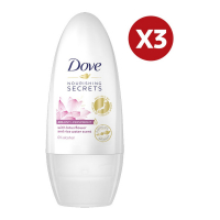 Dove Déodorant Roll On 'Nourishing Secrets Restoring' - 50 ml, 3 Pack