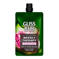Gliss 'Bio-Tech Restore Weekly Therapy' Haarbehandlung - 50 ml