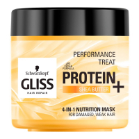 Gliss 'Performance Treat 4-in-1 Nutrition' Haarmaske - Protein + Shea Butter 400 ml
