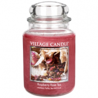 Village Candle Bougie parfumée 'Raspberry Rose Tea' - 730 g