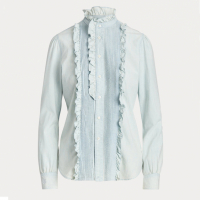 Polo Ralph Lauren Chemise 'Ruffle' pour Femmes