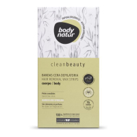 Body Natur Bandes de cire 'Clean Beauty Body' - 16 Pièces