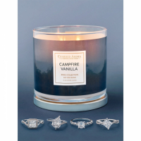 Charmed Aroma Set de bougies 'Campfire Vanilla' pour Femmes - 350 g