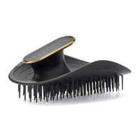 Manta 'Ultra Gentle Healthy' Hair Brush - Black & Gold