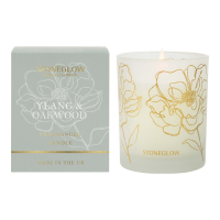 StoneGlow Bougie parfumée 'Day Flower Ylang & Oakwood' - 180 g